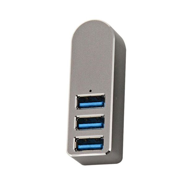 

hubs aluminum alloy rotatable 4 ports usb 3.0 hub high speed splitter for pc laptop