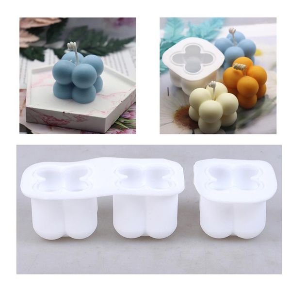 

craft tools 1 pieces silicone diy candles mould wax plaster handmade cube soap mold
