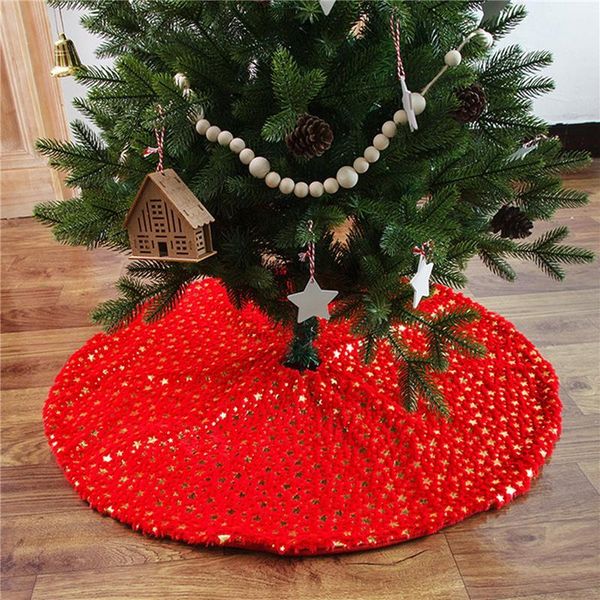 

christmas decorations diy star printed tree skirt home decor bedroom felt cloth gift holiday craft festival party soft banquet indoor