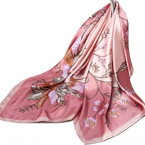 

tQo silk scarves korean ties cravat version of face towel face towelsmall square scarf 100 small square scarves for women in spring and aut, Black;gray