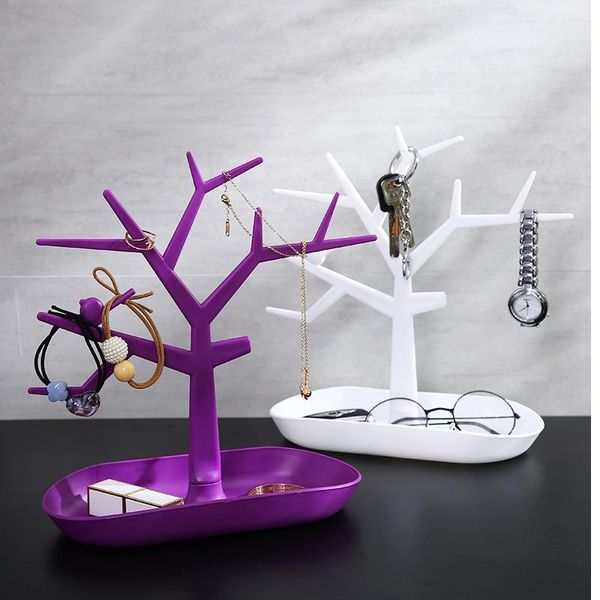 

the latest birdie tree jewelry pendant display stand plastic home decorative deskstorage base other decor