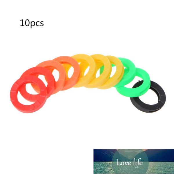 Cores brilhantes de 10 pcs Chapéu de Silicone Hollow Coberturas Topper Keyring Chave Chave Chave Chave Chave