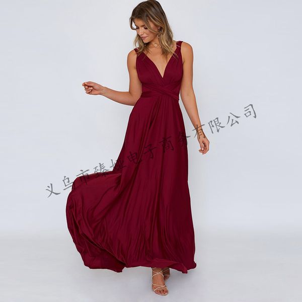 

8708 dress elegant sleeveless open back multi lace up dress, Black;gray