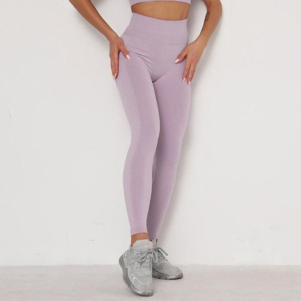 

yoga outfits seamless high waist fitness pants for woman, White;red