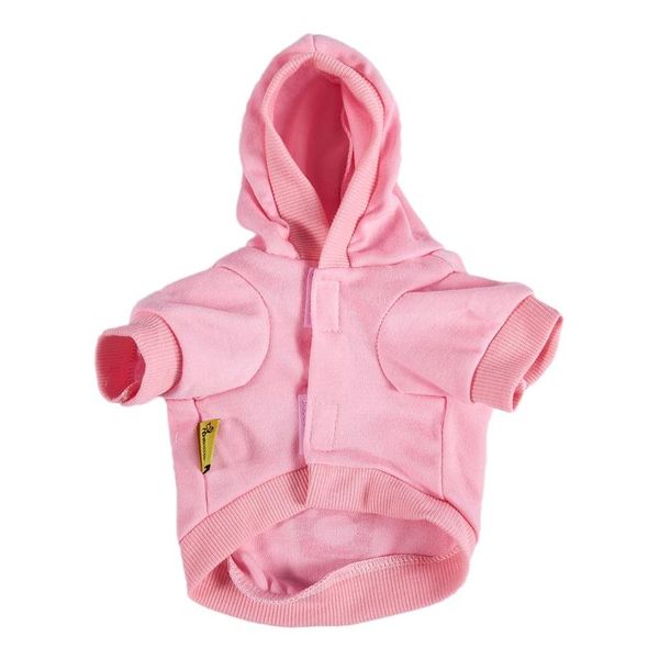 

dog apparel cat clothes jersey knitwear warm vest for jacket hooded coat (pink, xs)