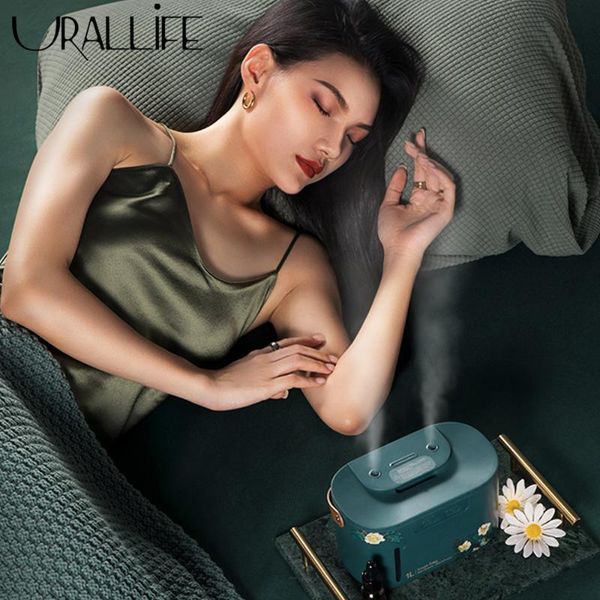 

smart home control urallife 1l air humidifiertiming double spout household bedroom mute conditioning room moisturizing spray car humidifier