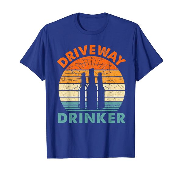 

Mens Retro Vintage Driveway Drinker Beer Drinking T-shirt, Mainly pictures