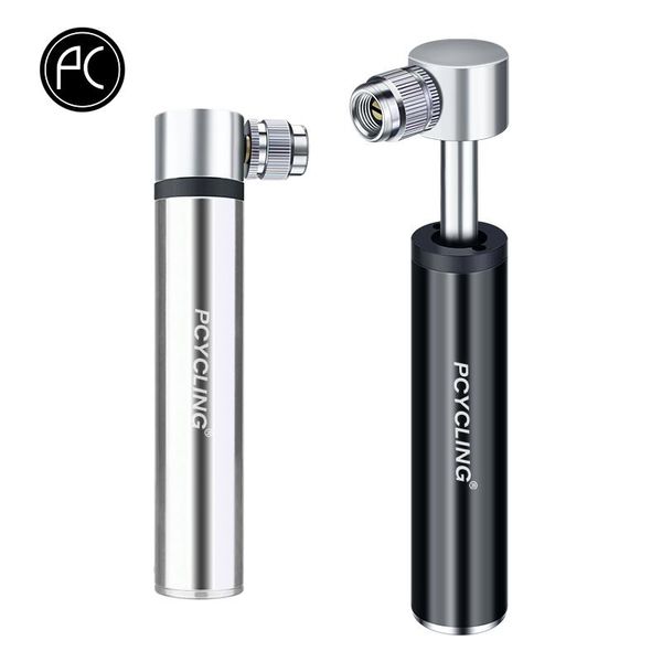 

inflatable pump pcycling mini bicycle aluminum alloy cycling hand air ball tire inflator mountain road bike 120psi for av/fv