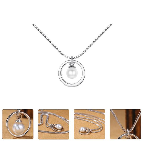 

pendant necklaces 1pc creative necklace chic neck decorative charming accessory, Silver