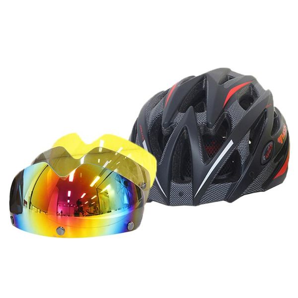

outdoor eyewear moon uv400 bike bicycle cycling helmet magnetic goggles or glasses gafas ciclismo 3 colors (only for helmet)