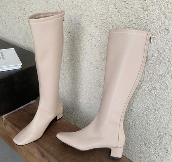 

boots women's 2021 winter thigh high spring autumn ladies botas, Black