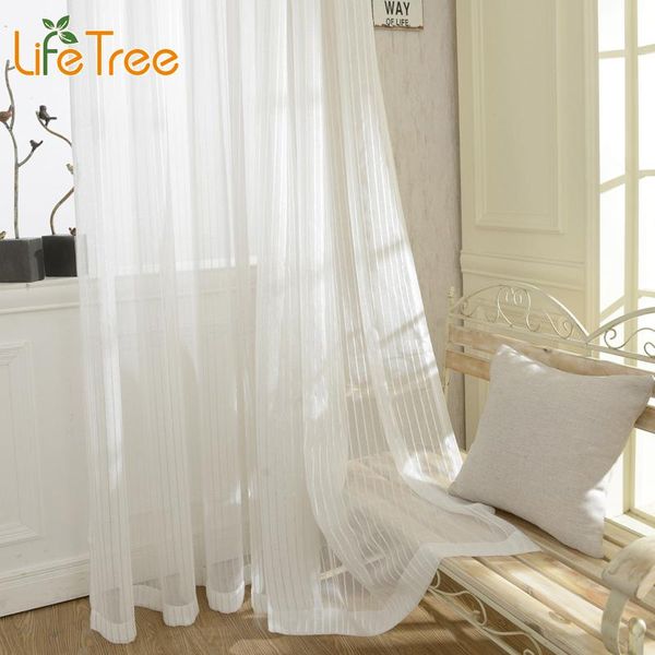 

curtain & drapes striped tulle curtains for bedroom window sheer cutrain living room kitchen translucidus compartment blinds