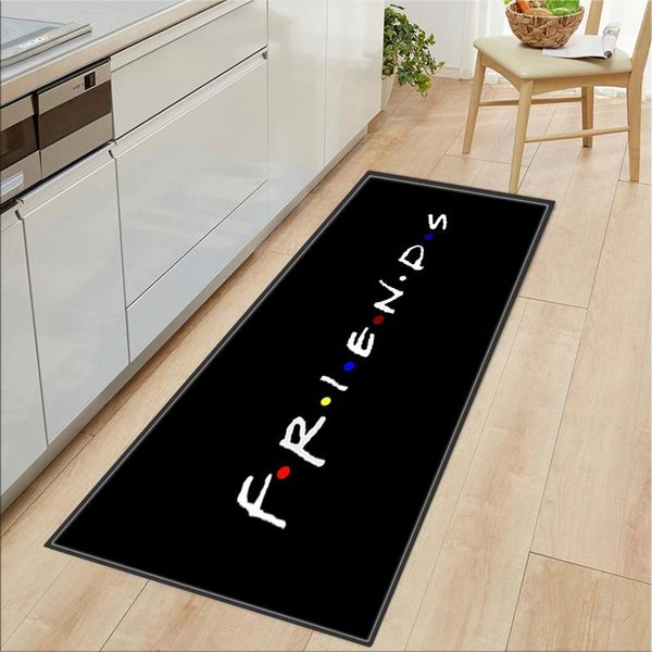 

carpets floor bath mat entrance living room long door mats not-slip cotton area rug cushions hall carpet classic friends tv show