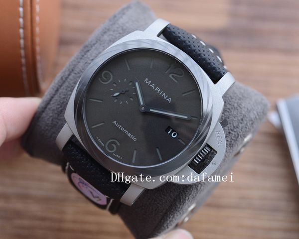 

2021 sea pam luxury men luminor boss brand watches marina joker leather submersible black wristwatches radiomir chronograph mens watch d1241