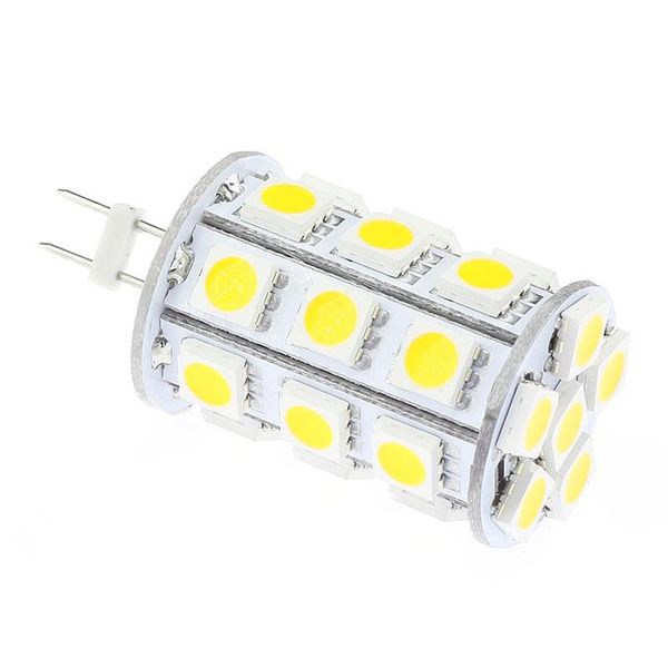 

bulbs led g4 dimmable corn bulb 27led smd 12v 24v 4w white warm 540-594lm ships automobiles carts 10pcs/lot