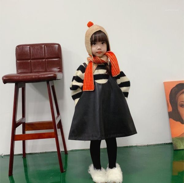 

skirts selling brand pu leather black for girls baby strap children overalls kids tutu clothes girl 13401, Blue