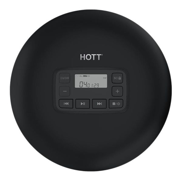 

portable cd player, player with headphones, anti-slip/shockproof for home travel and car, lcd display mp3 & mp4 players