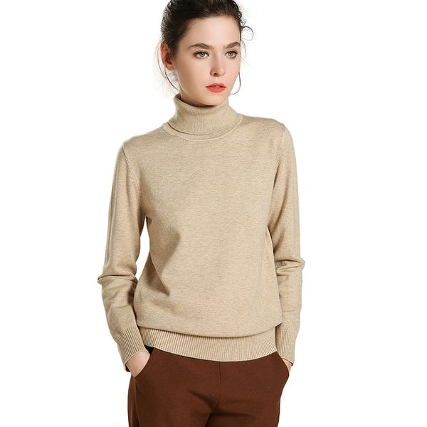 

echoine autumn winter womens pullover high collar lapel long sleeve sweaters female korean version slim bottoming shirts clothing, Black;white