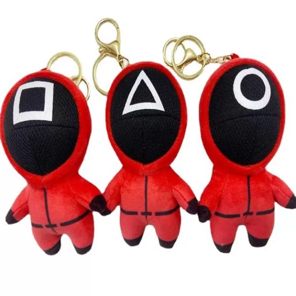 

dhl 2021 fidget squid game plush toy pendant doll key chain bag pendant