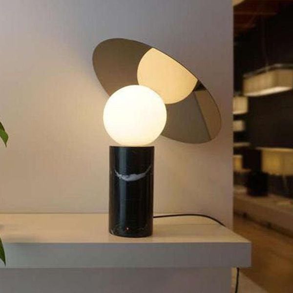 

table lamps modern europe led glass ball iron bedside lamp masa lambas dining room
