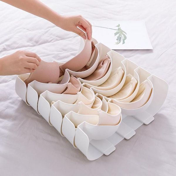 

1pc plastic underwear storage box household wardrobe socks compartment case home closet drawer bra organizer container drawers