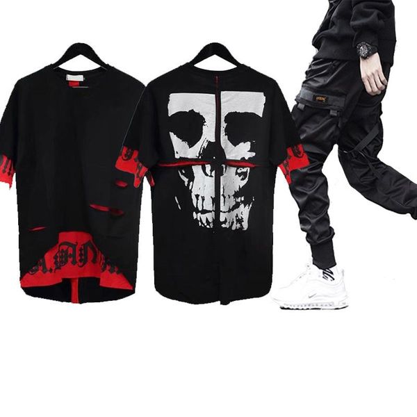 

men's tracksuits men fashion casual sportswear pencil pants + short sleeve 2 piece set hip hop boy student t-shirt, Gray