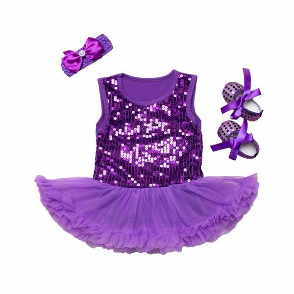 

girl's dresses baby girl sequin dress clothes summer princess born party tutu dance costume for nb-24m1, Red;yellow