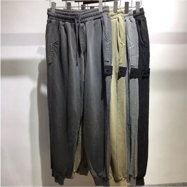 

2021 new men's pants knitted terry leggings m-2xl trousers in four colors, Black