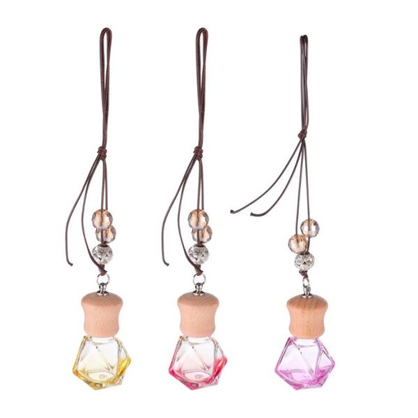 

car air freshener 3pcs bottle pendant empty bottles essential oil for daily use