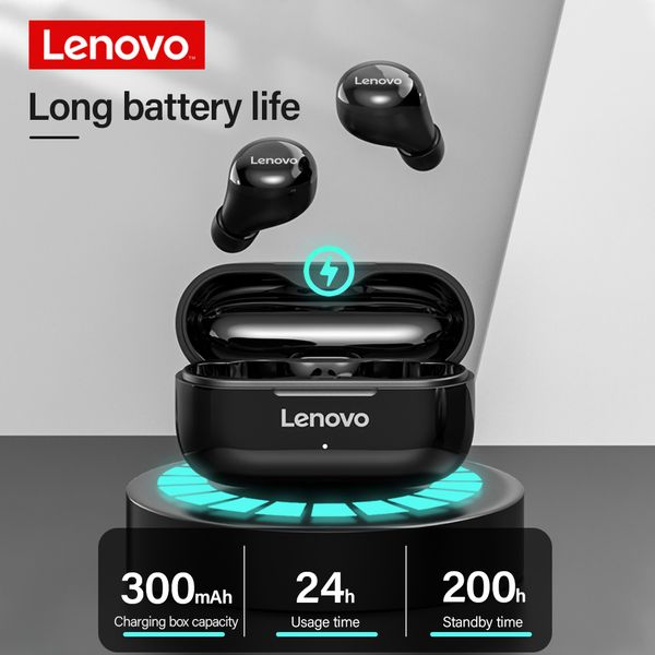

lenovo lp11 wireless earphones hd stereo bt 5.0 bluetooth headphones with dual microphone sports earbuds noise cancelling gaming