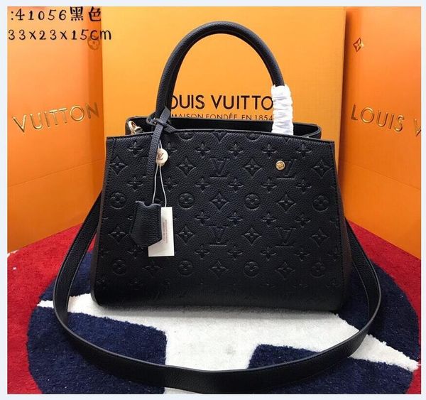 

518 gglvlouisvittonyslvutton luxurys designers bags handbags montaigne bb genuine leather women messenger h, Red;black