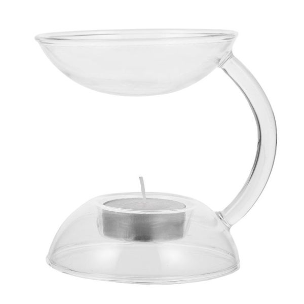 

candle holders 1pc glass incense burner aroma stove essential oil furnace