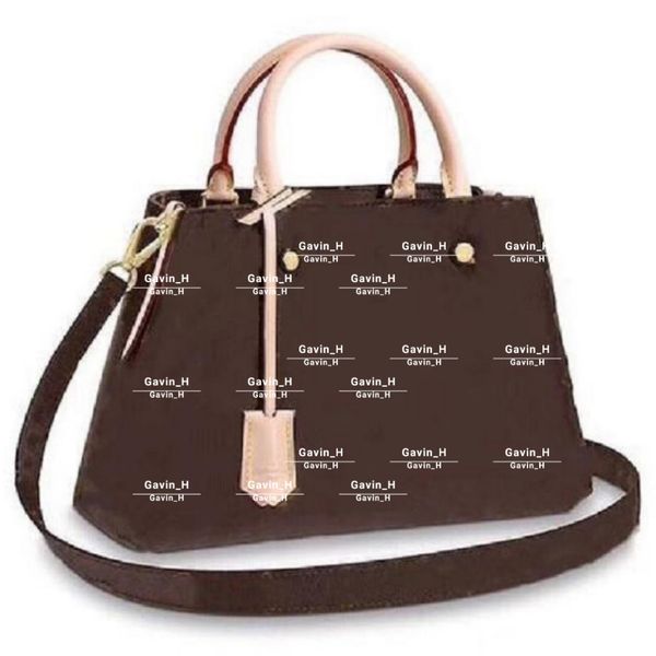

2021 handbag women handbags tote bag crossbody womens totes bags shouler purse fashion saddle brown flower leather 41055 33/23/15cm