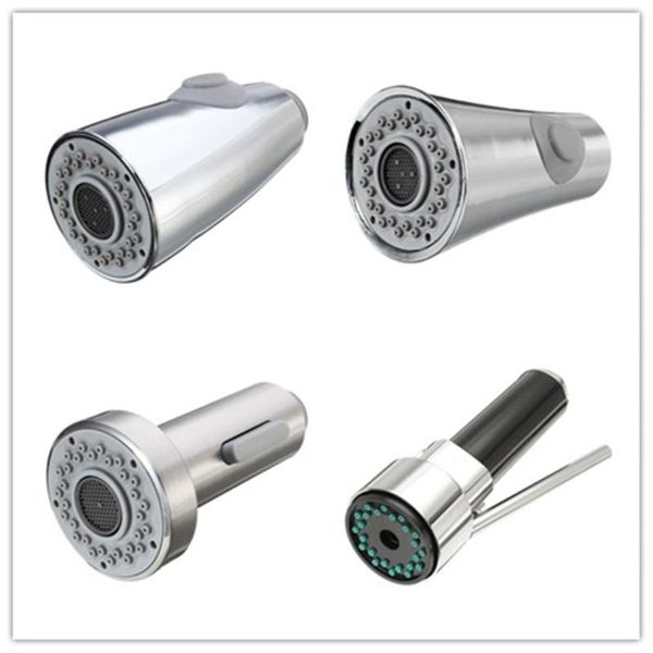

bathroom shower heads pull out down kitchen faucet spray nozzle mixer tap 360 swivel head aerator spare replacement filter 5 type
