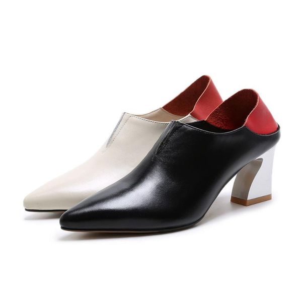 

dilalula 2021 black fashion spring autumn shoes woman pointed toe elegant pumps women prom mixed colors high heels dress