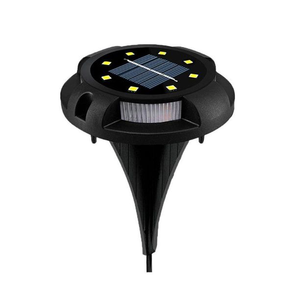 

4pcs/set solar powered 8 led lawn light waterproof outdoor buried landscape decor lighting lamp for courtyard yard lamps