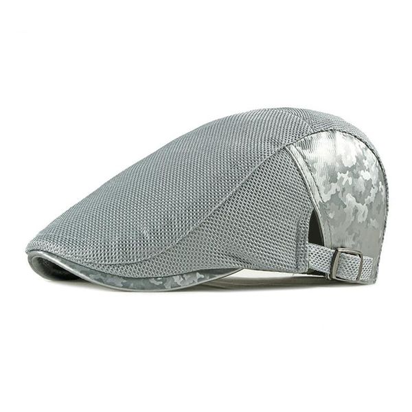 

outdoor hats golf beret cap women men patchwork hollow-out mesh adjustable sunshade peaked hat sports travel, Black;white