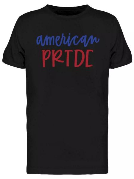 

american pride tee men's -image by shutterstock, White;black