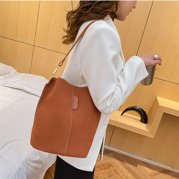 

fashionable korean version bucket bag single shoulder large capacity female handbags sets cross body