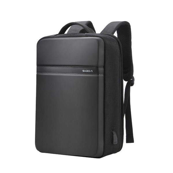 

backpack business men's waterproof hard shell computer bag trendy large capacity usb external travel