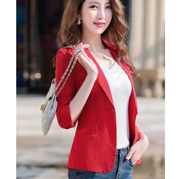 

striped suit jacket women 2021 spring and summer korean fashion casual short thin women's suits & blazers, White;black
