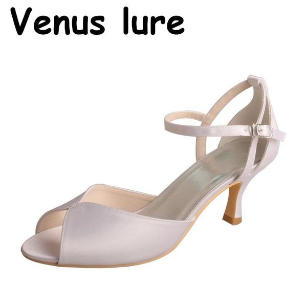 

dress shoes 23 colors peep toe for wedding women white summer sandals, Black