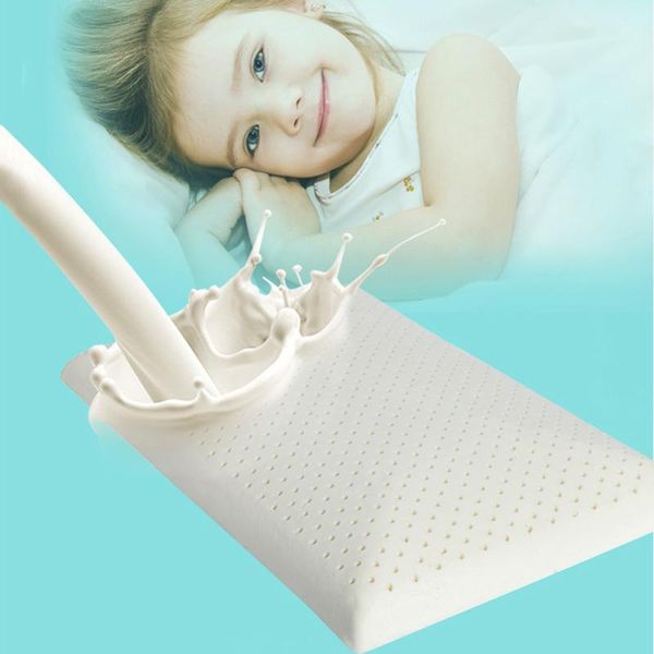 

pillow 60x40cm natural latex sleeping bedding cervical massage health neck bonded head care memory u1177