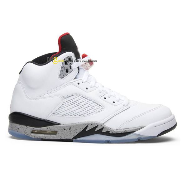 

5 white cement basketball shoes 136027 104