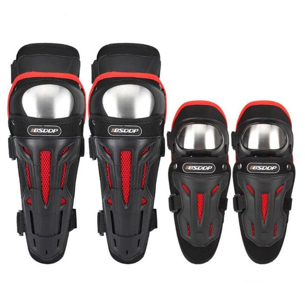 

knee pads elbow 4pcs protective guard and guards motorcycle gear set adjustable cap protector for mot armor