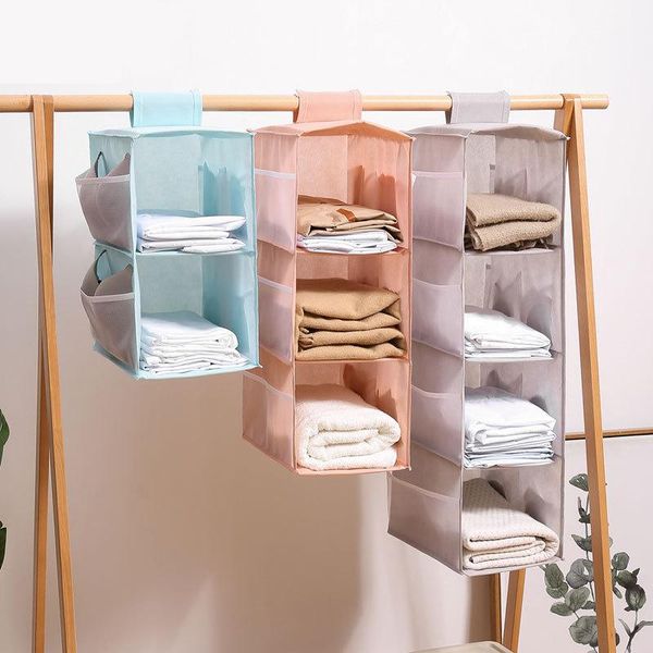 

storage boxes & bins bag hanging for closet clothes underwear socks organizer 2/3/4 layer large capacity home tool accessories
