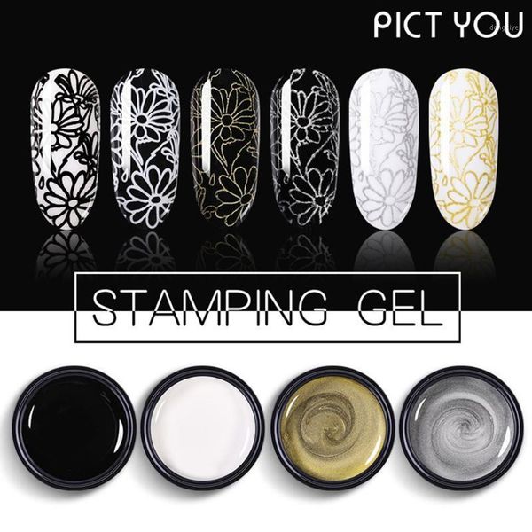 

flower grain nail gel box tyle glue pattern painting polish offset printing polish1