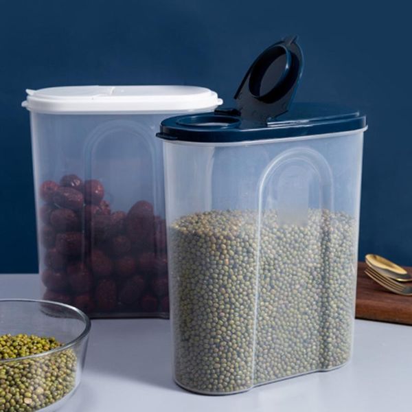 

storage bottles & jars 23*19*8.5cm sealed box crisper grains tank household kitchen containers tool
