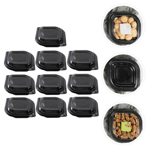 

10pcs cookie storage boxes dessert packing candy wrapping gift wrap