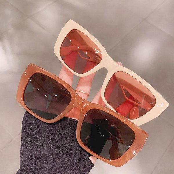 

sunglasses fashion square women vintage classic sun glasses brand driving outdoor eyewear, White;black